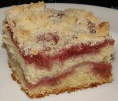 Strawberry Rhubarb Coffee Cake