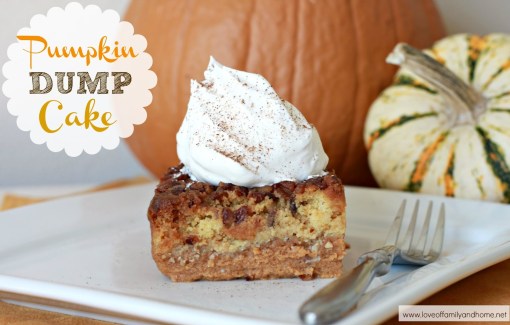 Outrageous Pumpkin Dump Cake