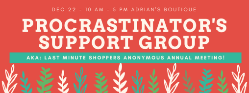 Procrastinators support group