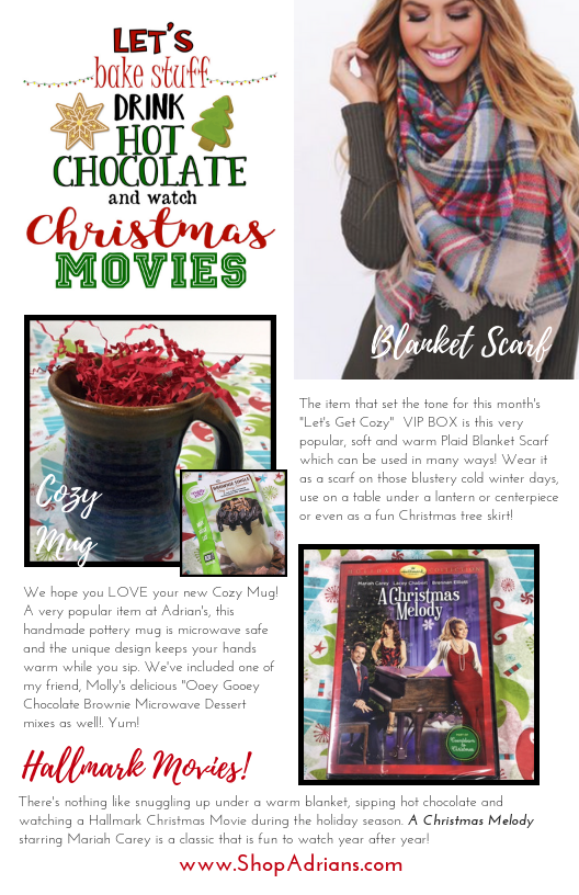 2018 Adrians December VIP Box Brochure_ Lets get Cozy!